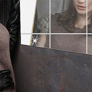Wall Sticker Cermin Wallpaper Model Kaca Mirror Dinding Tembok Harga SATUAN – A474