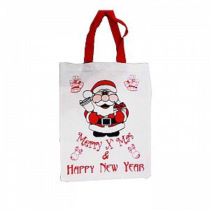 Paket Topi Santa Bunny Hat Topi Natal + Goodie Bag Santa Tas Natal – NATAL1