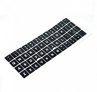 Stiker Keyboard Laptop 14 “ PC Hitam Putih Sticker Keyboard Komputer – A740