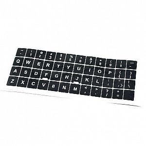 Stiker Keyboard Laptop 14 “ PC Hitam Putih Sticker Keyboard Komputer – A740