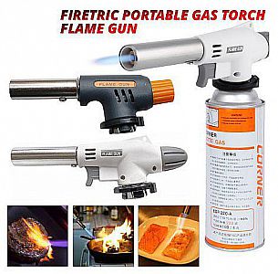 Firetric Flame Gun Portable Gas Torch Blow Alat Pistol Tembak Api Las – A749