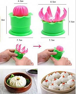 Cetakan Bakpo Kue Kukus Steam Bun Alat Dumpling Maker Manual Higenis – A772