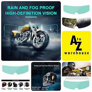 Stiker Anti Embun Kaca Helm Motor Berkendara Fog Film Hujan Aman - A766 