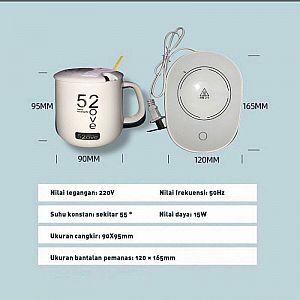 Mug Cangkir Listrik Penghangat Minuman Kopi Susu Cup Warmer Elektrik - A799