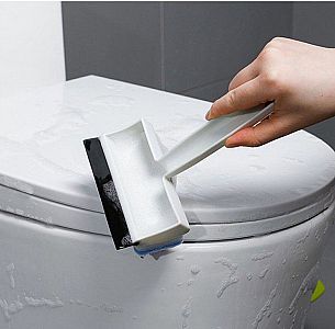 Alat Pembersih Kaca Jendela Bow Lap Brush Mirror Cleaning Tool 2 In 1 - A802