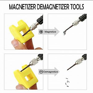 Pembuat dan Penghilang Daya Magnet Magnetizer Demagnetizer Obeng Tools – A825
