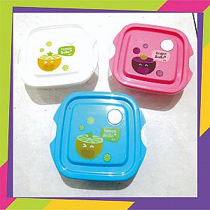 Microwave Lunch Food Box Kotak Makan Anti Tumpah Plastik Kecil Set 3 - A861