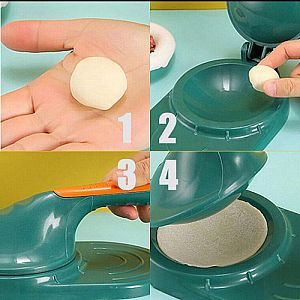 Mesin Alat Press Adonan Kulit Pangsit Pastel Dumpling Siomay Dimsum Maker Pres Manual - A867