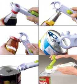 Botol Opener 8 in 1 Kitchen Can Do Pembuka Tutup Botol Multifungsi - 184