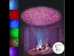 Proyektor Daren Waves Musik 4 in 1 Generasi Kedua | Lampu Tidur Warna Warni - 122