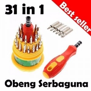 Obeng Set Multifungsi 31 in 1 Serbaguna Lengkap Praktis Murah - 323 Obeng Set Multifungsi 31 in 1 Serbaguna Lengkap Praktis Murah - 323