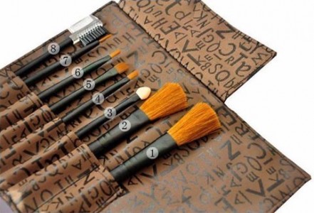 Jojo Kuas Make Up Set 8 in 1 Brush Murah - 358 Jojo Kuas Make Up Set 8 in 1 Brush Murah - 358