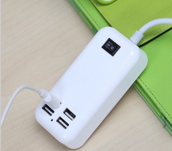 Charger USB 4 Port Kabel Panjang 4 in 1 buat Cas Handphone Ipad - 375 Charger USB 4 Port Kabel Panjang 4 in 1 buat Cas Handphone Ipad - 375