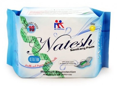 Pembalut Natesh Day Use Cantik Lapisan CD Unik Menstruasi Harian Mens - 500