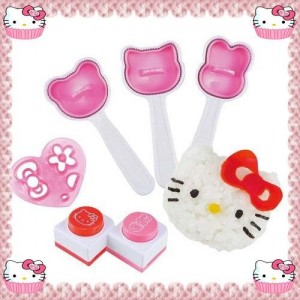 Cetakan Nasi Puncher Nori Bento Hello Kitty 3 In 1 Ori Sanrio - 548