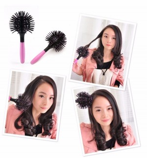 Sisir Curly Lucky Trendy 3D Hair Curler Comb - 735
