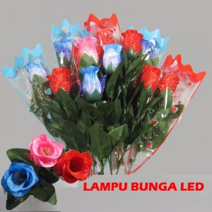 Bunga LED Lampu Mawar Nyala Kado Romantis Pasangan Pacar - 775