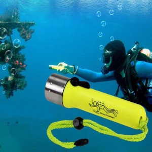 Senter Selam Tahan Air Diving Undrewater Torch Menyelam Profesional Flaslight Shallow Light - 974