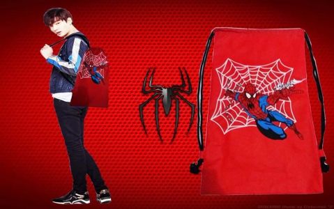 Tas Serut Spiderman Tas Ransel Spiderman Backpack Bag Sport Avenger Sekolah Multifungsi -  089