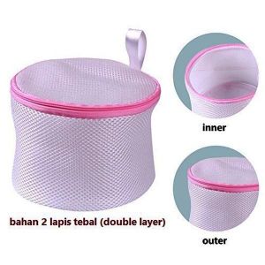 Double Layer Bra Laundry Bag Keranjang Cuci Pelindung BH Baju Wanita &ndash; 387