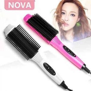 Catok Sisir Nova NHC-8810 Hair Auto Straightener Peralatan Salon Kecantikan&nbsp; - 730