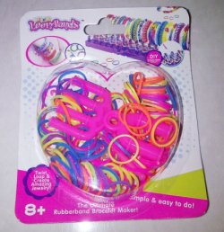 DIY Rainbow Loom Bands 1 Set Love Ketapel Besar - 833