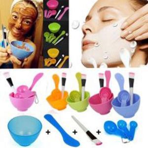 Masker Bowl 4 in 1 Set 4in1 Beauty DIY Tools Mask Wajah Sendok Takaran Alat Aduk Kuas – 430