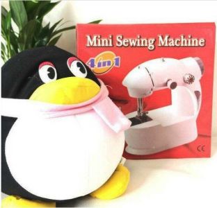 Mesin Jahit 4 in 1 Portable Lampu 2 Benang Mini Sewing Machine – 470