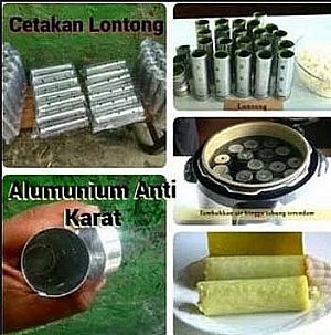 Cetakan Lontong Alat Pembuat Cetak Lontong Balap Kuliner Lapis Alumunium Stainless  Surabaya –  570