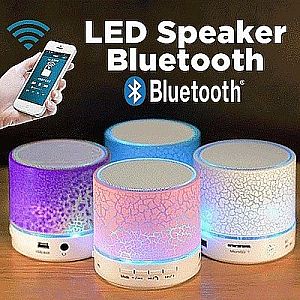 Speaker Bluetooth Mini S10 Motif Speaker Retak LED Hp Handphone Laptop PC Tab – 432