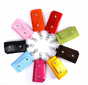 Dompet Kunci Mobil STNK Gantungan Kunci Imitasi Dompet Kartu Warna Key Wallet Keychain – 332