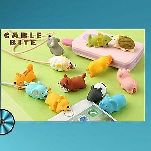 Penggigit Kabel Karakter Gigitan Kabel Animal Motif Lucu Cable Bite Handphone Hp Smartphone – 188