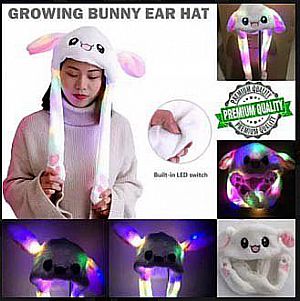 Topi Kelinci LED Rabbit Hat Dance Ear Growing Tik Tok Magic Bunny Unik – 797