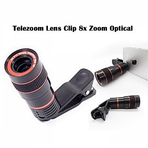 Telezoom Jepit 8x Lensa Telescope Tele Zoom Clip Universal Lens Handphone Hp Smartphone – 254