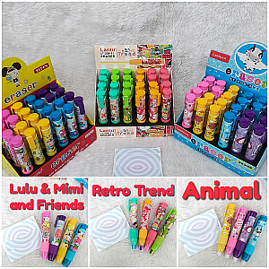 Stip Mechanical Penghapus Pensil Mekanik Karakter Lucu Aneka Karakter - 625