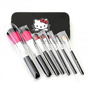 Kuas HK Set 7 Kuas Hello Kitty Make Up Peralatan Makeup Brush Cantik – 526