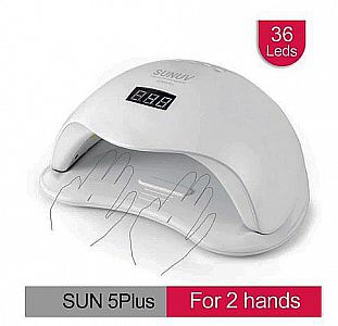 Sun 5 Nail Lamp UV Pengering Kuku Besar Sinar Ultraviolet Manicure Pedicure Salon – A28