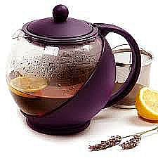 Teapot 1250 ml Teko Teh Kaca Ceret Tempat Wadah Teh Manis dengan Saringan – A29