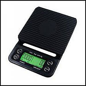 Timer Scale 3 Kg Timbangan Kopi Digital Coffee Portable Tray Akurat -&nbsp; A37