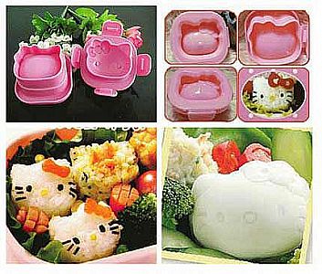 Hello Kitty Rice Mold Cetak Nasi Bento Cetakan Motif Karakter Makanan Lucu – 514