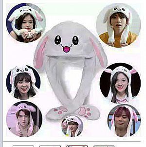 Bunny Hat Topi Kelinci Lucu Bergerak Goyang Kawaii Dancing Original – A53