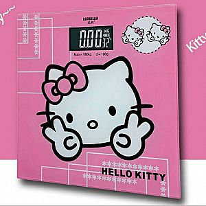 Timbangan Hello Kitty Berat Badan Murah Kotak Timbangan Digital HK Max 180 Kg - 803