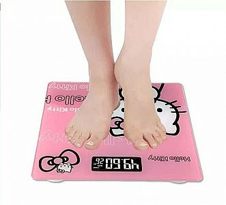 Timbangan Hello Kitty Berat Badan Murah Kotak Timbangan Digital HK Max 180 Kg - 803