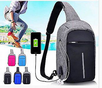 Sling Bag Pria Wanita Tas Anti Maling Thief Remaja Keren Kekinian Tas Selempang Surabaya Murah &ndash; 619