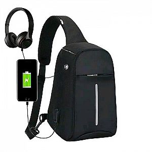 Sling Bag Pria Wanita Tas Anti Maling Thief Remaja Keren Kekinian Tas Selempang Surabaya Murah – 619