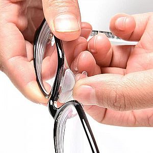 Non Slip Silicone Nose Pad Stiker Kacamata Alas Penyangga Hidung Silicon Pencegah Kaca Mata Posisi T
