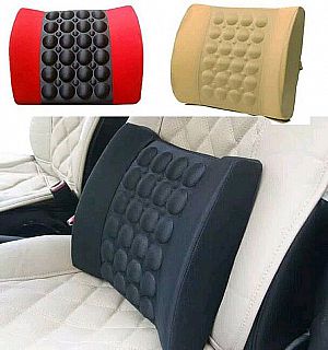 Bantal Mobil Pijat Travel Car Massage Pillow Bantalan Punggung Terapi Pegal – 011