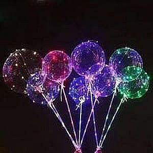 Balon LED Rainbow Pesta Warna Warni Lampu Kelap Kelip Ultah Ulang Tahun Party – A169