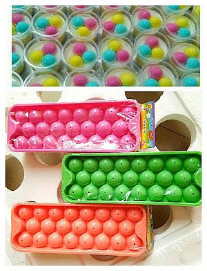 Cetakan Telur Puyuh Es Batu Puding Coklat Cetak Makanan Pudding &ndash; A174