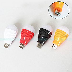 Lampu LED USB Bohlam 3 W Watt Light Lamp Nyala Terang PC Laptop Hp – A207
